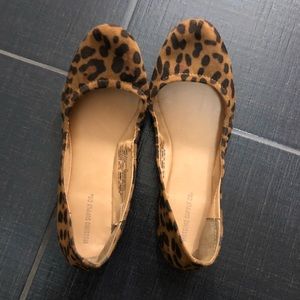 Cheetah print ballet flats